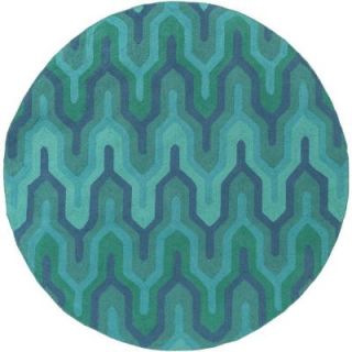 Artistic Weavers Chitila Teal 3 ft. x 3 ft. Round Indoor Area Rug S00151005424