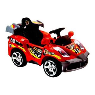 Mini Motos Star Car Battery Powered Riding Toy   Red   Battery Powered Riding Toys