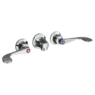 KOHLER Triton Polished Chrome 2 Handle Bathroom Sink Faucet (Drain Included)