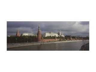 Buildings along a river, Grand Kremlin Palace, Moskva River, Moscow, Russia Poster Print by Panoramic Images (36 x 12)