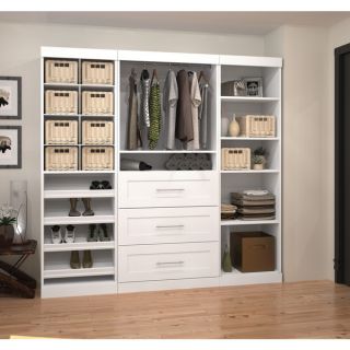 Versatile by Bestar 108 inch Corner Closet Storage Kit