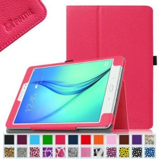 Fintie Samsung Galaxy Tab A 9.7 Case   Folio Stand Cover for Tab A 9.7" Tablet SM T550 Auto Sleep/Wake, Magenta
