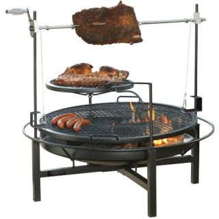 Landmann Round Rock Fire Pit & Charcoal Grill