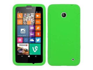 For Nokia Lumia 635 (MetroPCS / T Mobile / AT&T) Silicon Skin Case   Neon Green SC