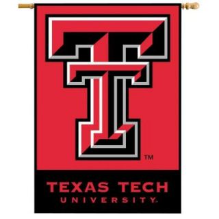 BSI Products NCAA 28 in. x 40 in. Texas Tech 2 Sided Banner with Pole Sleeve 96027