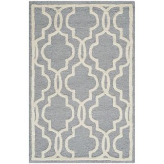 Cambridge Silver & Ivory Area Rug I by Safavieh