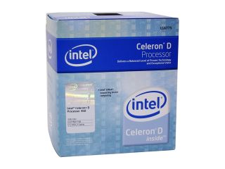 Intel Celeron D 360 Cedar Mill Single Core 3.46 GHz LGA 775 65W BX80552360 Processor