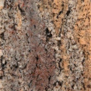 Stonemark Granite 3 in. Granite Countertop Sample in Crema Bordeaux DT G185