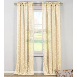 Duck River Textiles Kerr Leaf Braid Embroidered Curtain Panel   Curtains