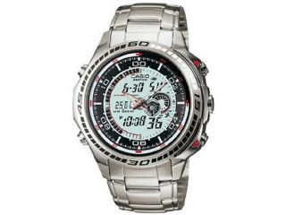 Casio EFA121D 7A Stainless Steel Case and Bracelet Edifice Chronograph Silver Digital Analog Dial