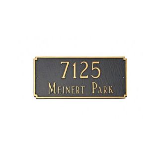 Montague Metal Products Madison Standard Address Plaque