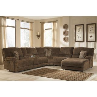Signature Designs by Ashley Pivot Point Truffle Sectional  