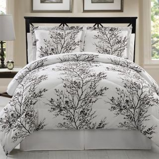 Victoria Classics 8 Piece Leaf Reversible Bed in a Bag Set   Bedding and Bedding Sets