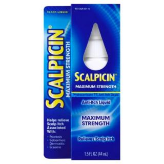 Scalpicin Max Strength Scalp Itch Treatment, 1.5 Ounce