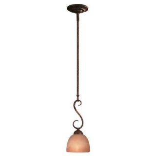 Minka Lavery Caspian 1 Light Golden Bronze Mini Pendant 722 355