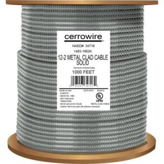 Cerrowire 1000 ft. RL 12 2 MC Aluminum Cable 1483 1602K