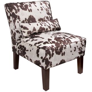 Skyline Furniture Armless Chair in Udder Madness Milk   17603797