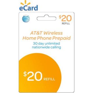 AT&T Mobility Prepaid Wireless Home Phone $20 