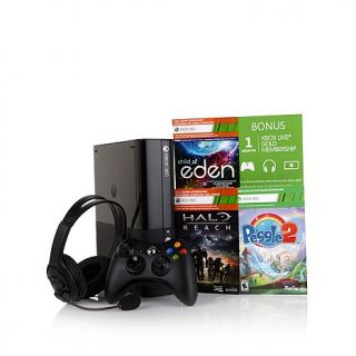 Xbox 360 E 4GB System Bundle with 3 Games, Stereo Headset and HDMI Cable   7722582