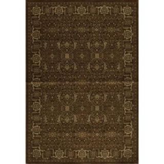 Momeni Encore Chocolate 5 ft. 3 in. x 7 ft. 9 in. Indoor Area Rug ENCOREC 04CHO5379