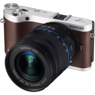Samsung Brown/Silver NX300 Smart Compact System Digital Camera with 20.3 Megapixels and 20x Optical Zoom