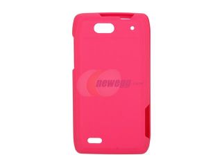 Wireless Solutions Soft Touch Snap On Case for Motorola Droid 4 XT894(Plum Pink)