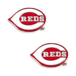 Cincinnati Reds MLB Charm Post Stud Logo Earring Set