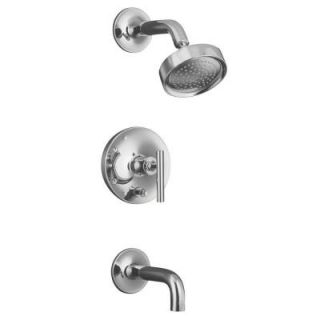 KOHLER Purist 1 Handle Tub and Shower Faucet Trim Only in Polished Chrome K T14421 4 CP