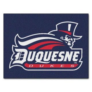 FANMATS NCAA Duquesne University Blue 2 ft. 10 in. x 3 ft. 9 in. Accent Rug 849