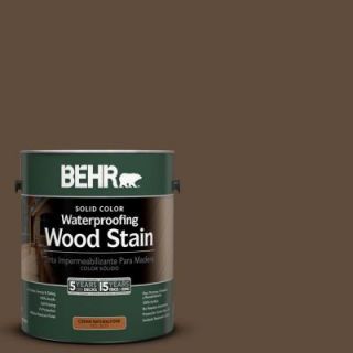 BEHR 1 gal. #SC 141 Tugboat Solid Color Waterproofing Wood Stain 21301