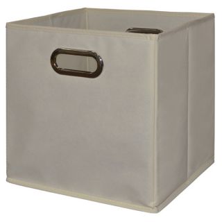 Foldable Red Storage Cube Basket Bin (6 pack)