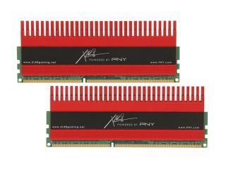 PNY XLR8 8GB (2 x 4GB) 240 Pin DDR3 SDRAM DDR3 1600 (PC3 12800) Desktop Memory Model MD8192KD3 1600 X9