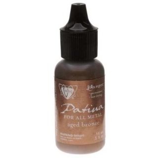 Vintaj Patina Opaque Permanent Ink   Aged Bronze   0.5 Ounce Bottle