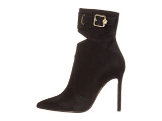 Versace Collection Pointed Toe Peek A Boo Ankle 100mm Bootie Black