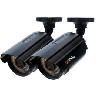 Q SEE Wired 1080p Indoor/Outdoor Bullet Camera with 100 ft. Night Vision (2 Pack) QTH8053B 2