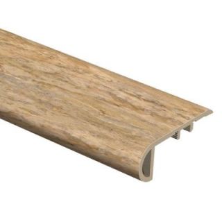 Zamma Yukon Tan 3/4 in. Thick x 2 1/8 in. Wide x 94 in. Length Vinyl Overlay Stair Nose Molding 015543592