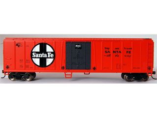 Bachmann HO Scale Train 50' Steel Reefer Santa Fe 17902