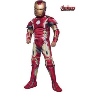 Avengers 2 Deluxe Iron Man Mark 43 Costume for Kids   Size L