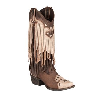Lane Boots Fringed Benefits Womens Cowboy Boot  