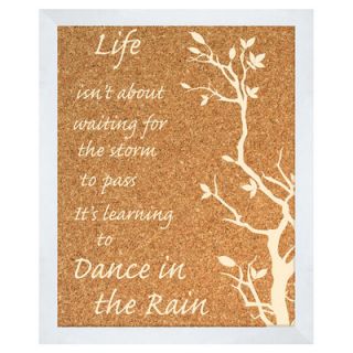 Rain Dance Cork 1.83 x 1.5 Bulletin Board by PTM Images