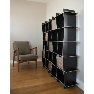 Modern 25 Cube Wave Storage Bookcase   Shopping   The Best