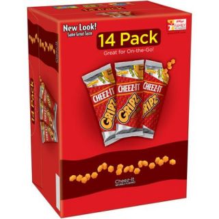Cheez It Gripz Baked Snack Crackers, 0.9 oz, 14 count