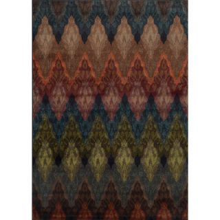 Chevron Patterned Multi colored Rug (710 x 10)   Shopping