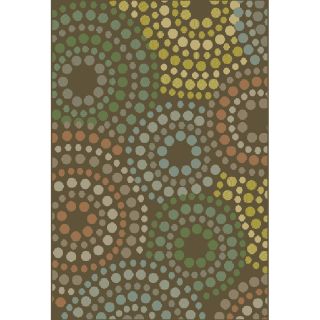 allen + roth Chantry Rectangular Brown Transitional Woven Area Rug (Common 4 ft x 6 ft; Actual 3.833 ft x 5.416 ft)