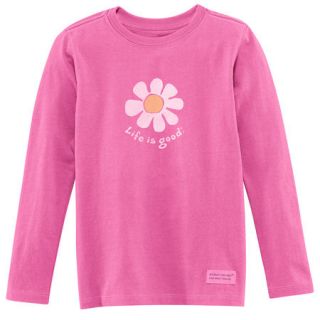Life Is Good Toddler Girls Crusher Elemental Daisy Long Sleeve T Shirt 728540