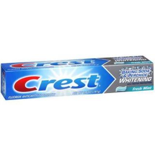 Crest Baking Soda & Peroxide Whitening Toothpaste, Fresh Mint, 6.4 oz