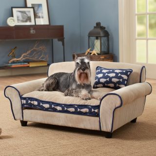 Mattituck Blue/Tan Furniture Pet Bed   Shopping   The Best