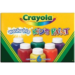 Crayola Washable Kid's Paint, 6 Pack