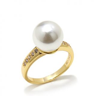 Homage by Consuelo Vanderbilt Costin "The Darling" Simulated Pearl and CZ Accen   7891252