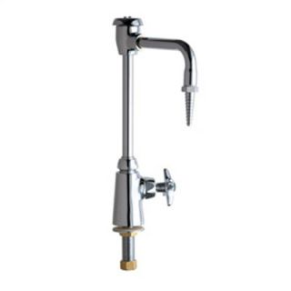Laboratory Single Hole Faucet with Vacuum Breaker Spout and Single